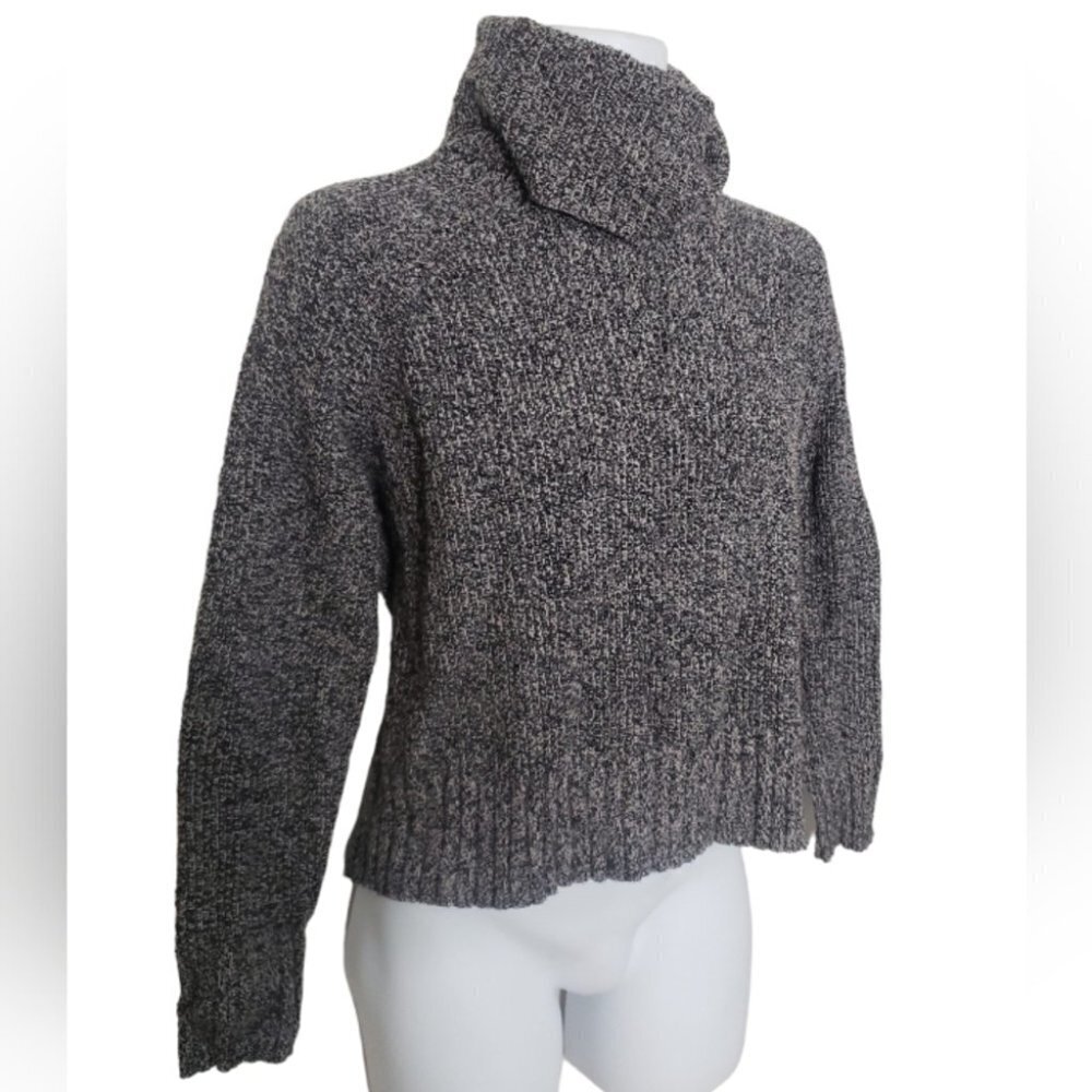 MADEWELL Eastbrook Turtleneck Cross-Back Sweater in Cotton-Merino Yarn - Women's - Picture 6 of 11